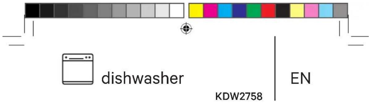 dishwasher KDW2758 EN