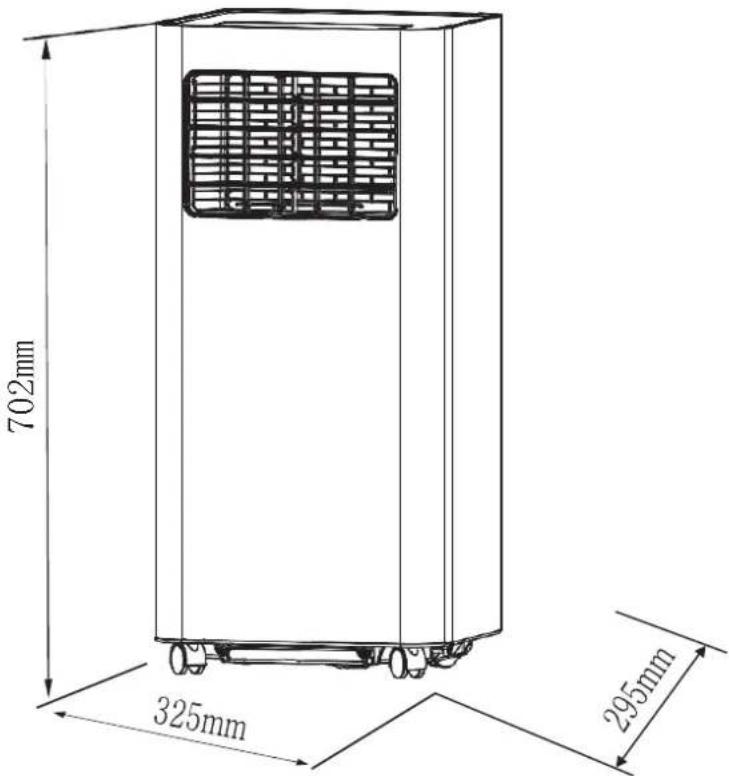 Infiniton PAC-97CO - Apariencia y tamaño - 1