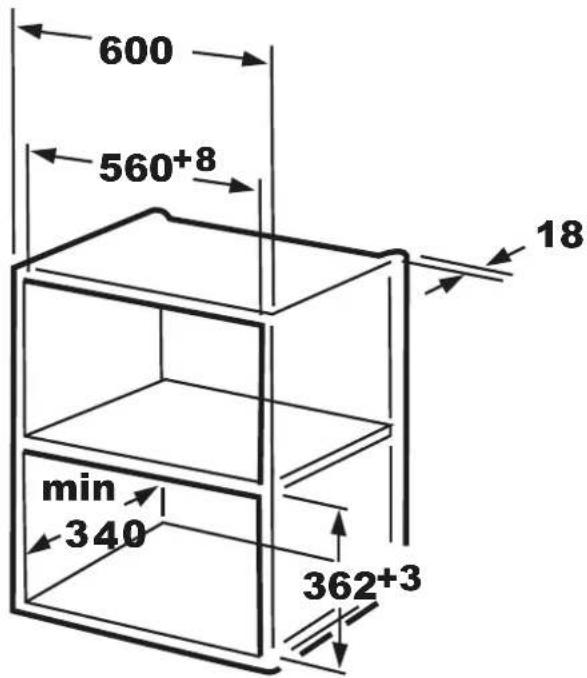 Kernau KMO 254 G B - Wbudowane meble: - 1