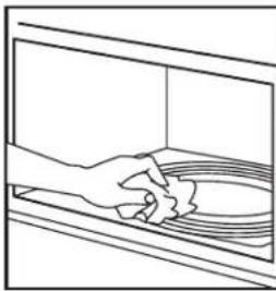KENMORE 790.80333 - For interior surfaces: P=exterior surfaces and control panel: - 1