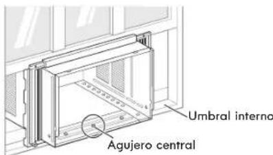 Umbral interno Agujero central