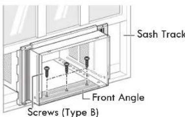 Sash Track Front Angle Screws (Type B)