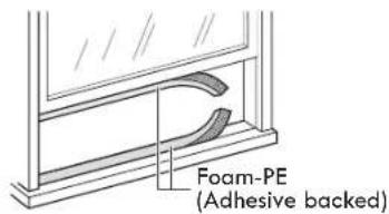 Foam-PE (Adhesive backed)