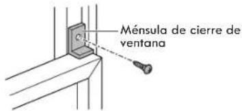 Ménsula de cierre de ventana