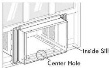Inside Sill Center Hole