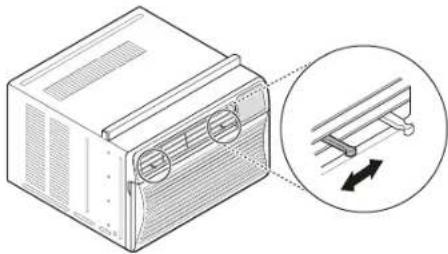KENMORE 580.77107 - Adjusting Horizontal Airflow Direction - 1