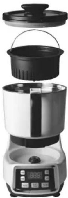 Lakeland 62387 - ASSEMBLE THE JUG SOUP MAKER WITH THE STEAMER BASKET - 1