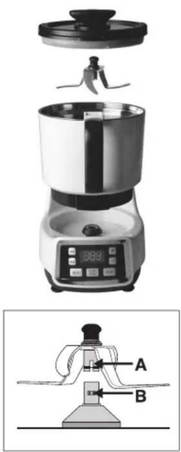 Lakeland 62387 - ASSEMBLE THE JUG SOUP MAKER WITH A BLADE (CHOPPING OR MIXING) - 1