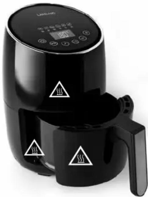 Lakeland Digital Compact 61772 - WARNING – HOT SURFACES - 1