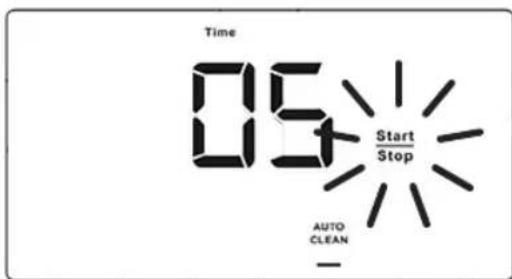Time 05 Start Stop AUTO CLEAN -