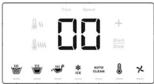 Time Speed 00 + Start Stop ICE AUTO CLEAN