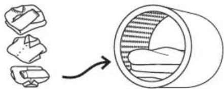 KENWOOD K712WM15 - adding delicate laundry items to the drum - 1