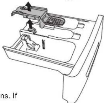 KENWOOD K1014WM18 - cleaning the detergent drawer and siphon plug - 2