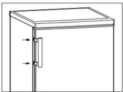KENWOOD KNF60X18 - installing the door handles - 2