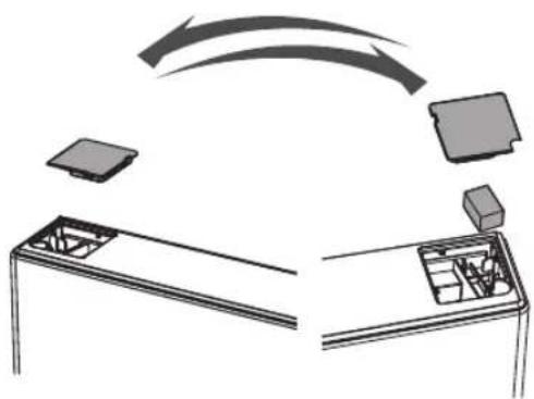 KENWOOD KNF60X18 - reversing the door swing - 6