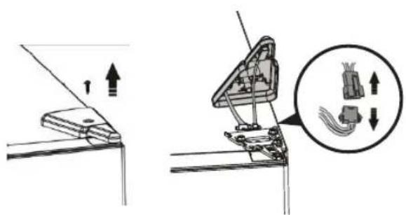 KENWOOD KNF60X18 - reversing the door swing - 4
