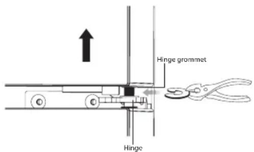 Hinge grommet Hinge