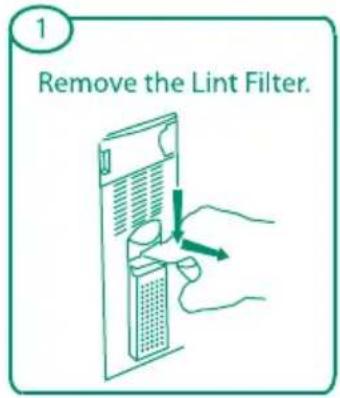 1 Remove the Lint Filter.