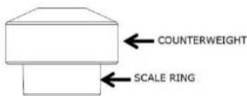 COUNTERWEIGHT SCALE RING