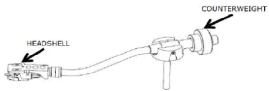 HEADSHELL COUNTERWEIGHT