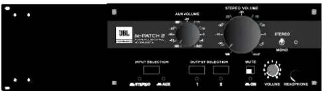 UBL M-EMATCH 2 OUTPUT SELECTION INPUT SELECTION OUTPUT SELECTION MUTE VOLUME HEADPHONE ALIX VOLUME STEREO VOLUME STEREO VOLUME MONO