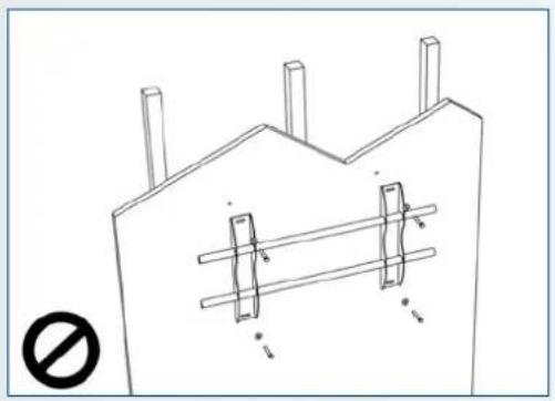Legamaster STX-6550UHD - AVISO DE SEGURIDAD DE MONTAJE EN PARED - 1