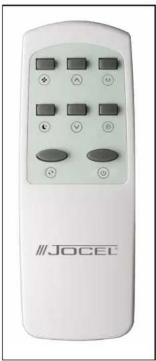 Jocel JACP9-030689 - APARÊNCIA Y FUNCIONES DEL CONTROL REMOTO - 1
