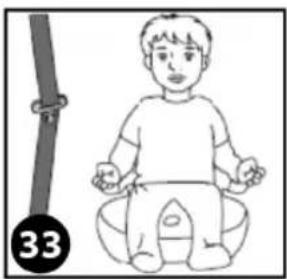 Illustration of a person sitting in a meditative position next to a vertical bar (no text or symbols)