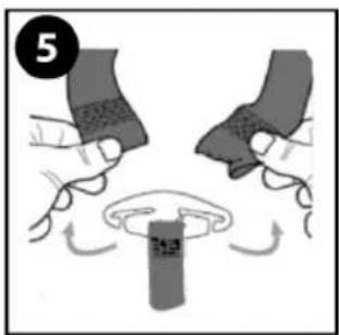 Illustration of two hands performing a physical maneuver with a rotating object (no text or symbols)