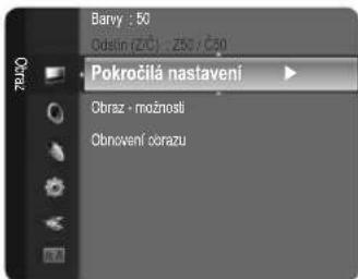 Barvy : 50 Odstín (ZC) - Z50 / C50 Pokročilá nastavení Obraz - možnosti Obnovení porazu