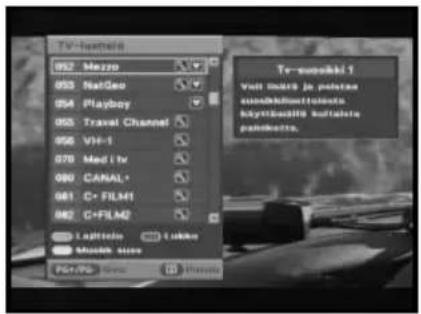 TV-1ampere 052 Mezzo 053 NatGen 054 Playboy 055 Travel Channel 056 VH-1 070 Mod i tv 080 CANAL* 081 C+ FILM1 082 C+ FILM2 Lightblue Muscle sizes For/Go Trunk Tru-wookki 1 Voll times ja paikras auswahklimattiois käyttödöltö kultade paikostra.
