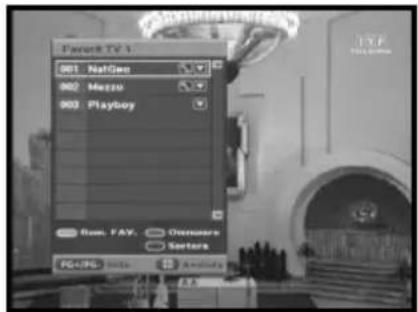 Param TV 1 001 NetGen 002 Mezzu 003 Playboy Rum, FAY. Omnere Sorters PG/PG Add Add Add