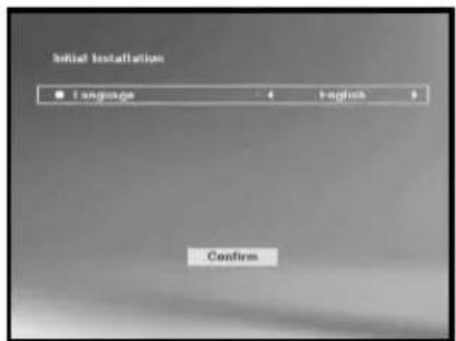Initial Installation Language 4 debug Confirm