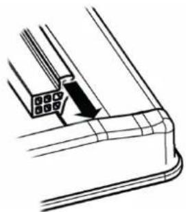 Pure technical line drawing of a mechanical component with no text or symbols