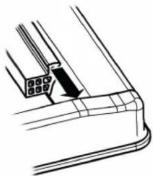 Pure technical line drawing of a mechanical component or bracket (no text or symbols)