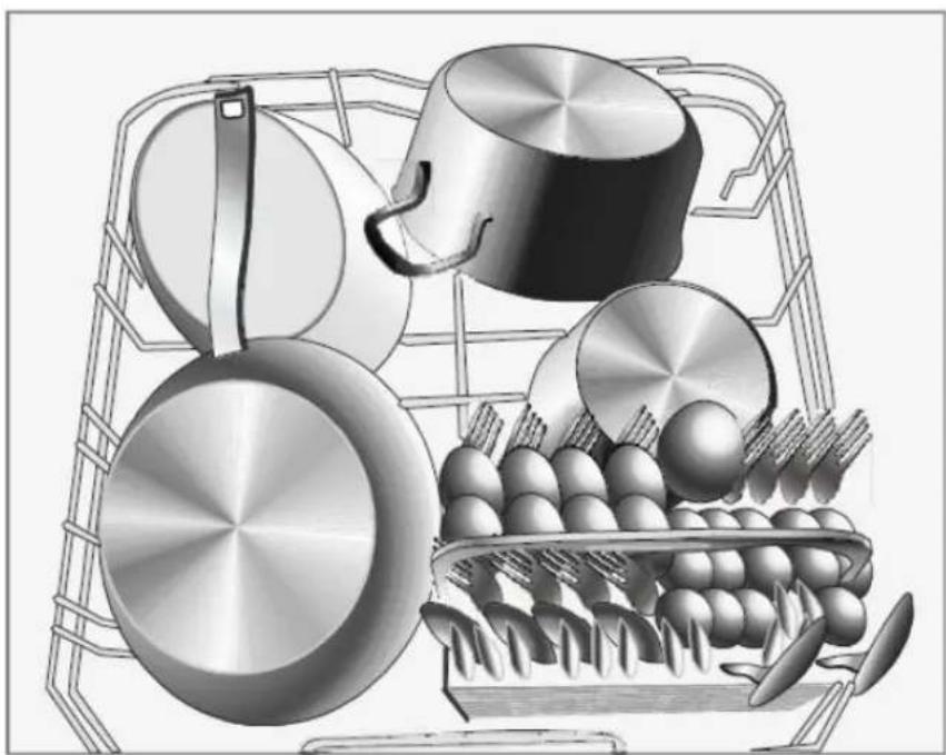 RUSSELL HOBBS RHDW2 - Loading the dishwasher - 1
