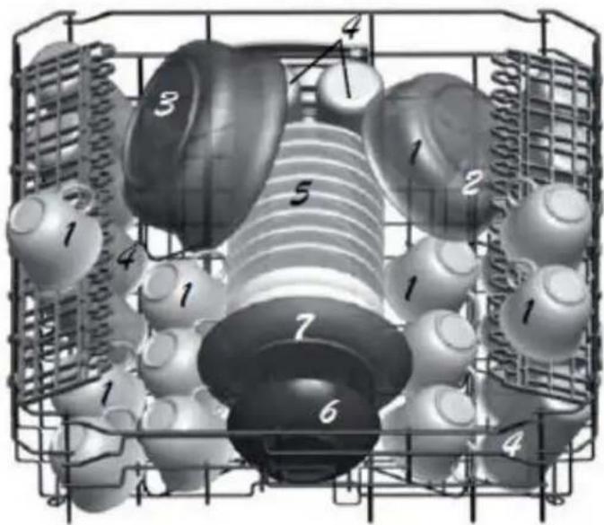 Diagram of a mechanical assembly with numbered components, likely illustrating a gear or gear mechanism.