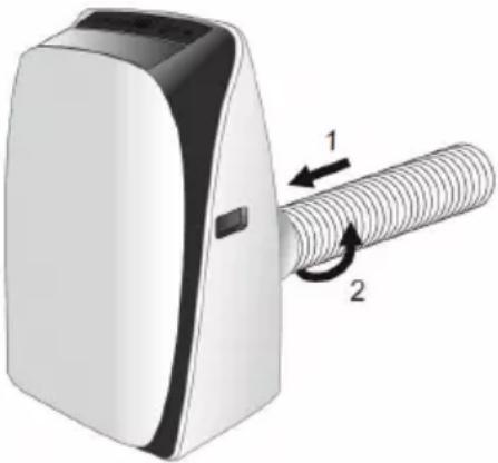 Klarstein Metrobreeze 9 Paris - Duct Mount Instruction - 1