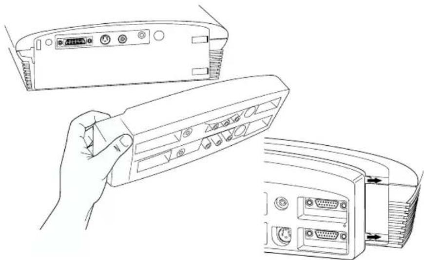 INFOCUS LP500 - Using the optional enhanced connectivity module - 1