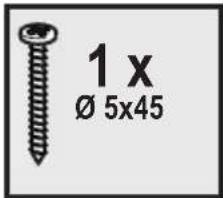 1 x Ø 5x45