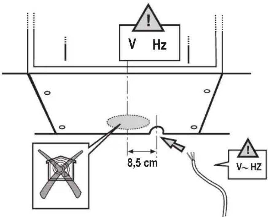 V Hz 8,5 cm V~Hz