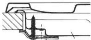 Hotpoint Ariston PKL 641 D2/IX/HA EE - Hook fastening diagram - 1