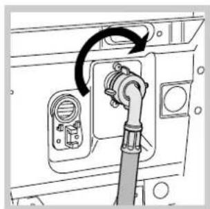 Hotpoint Ariston ARTXF 109 (EU) - Connecting the water inlet hose - 2