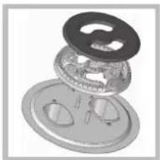 Hotpoint Ariston 7HPC 640T (AN) R/HA - Replacing the Triple ring burner nozzles - 1