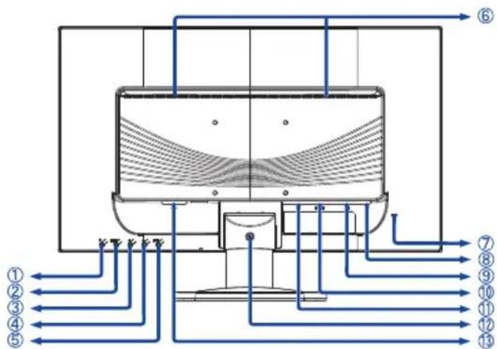 Technical diagram of a heat exchanger or condenser with numbered flow paths and labeled components