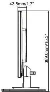 43.5mm/1.7" 389.0mm/15.3"