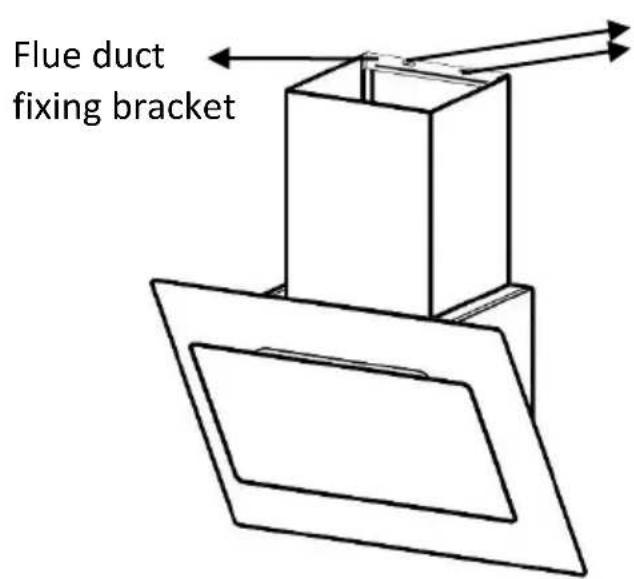 Flue duct fixing bracket