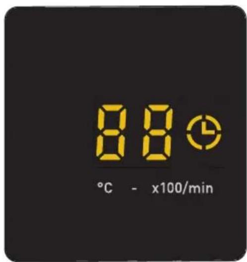 88 °C - x100/min