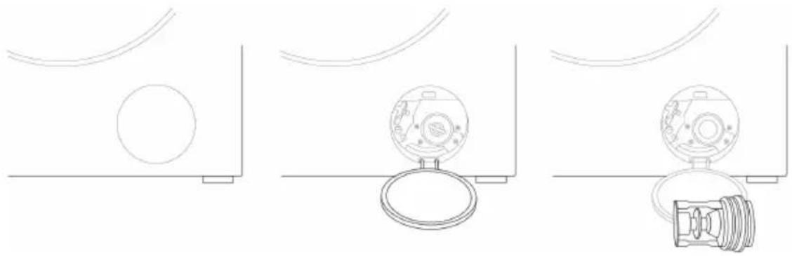 FAGOR 3FE-7612X - Clean the pump filter - 1