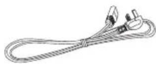 Line drawing of a coiled cable with two connectors (no text or symbols)